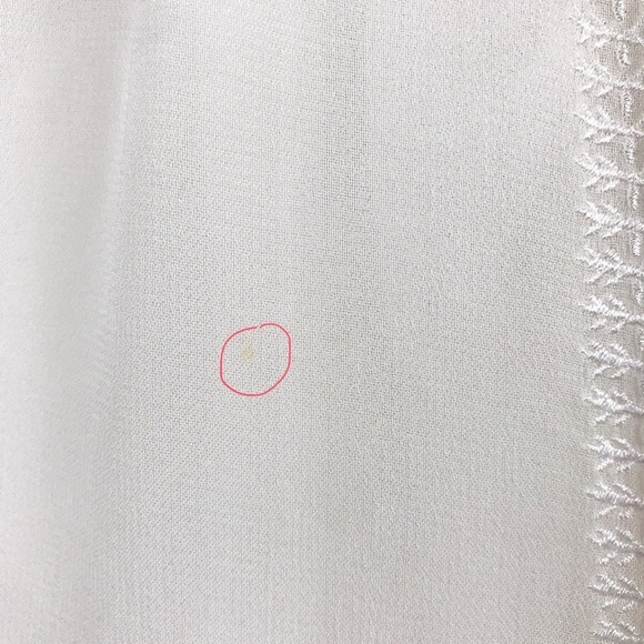 Joie‎ Metta White Embroidered Blouse Size Small - Picture 11 of 12